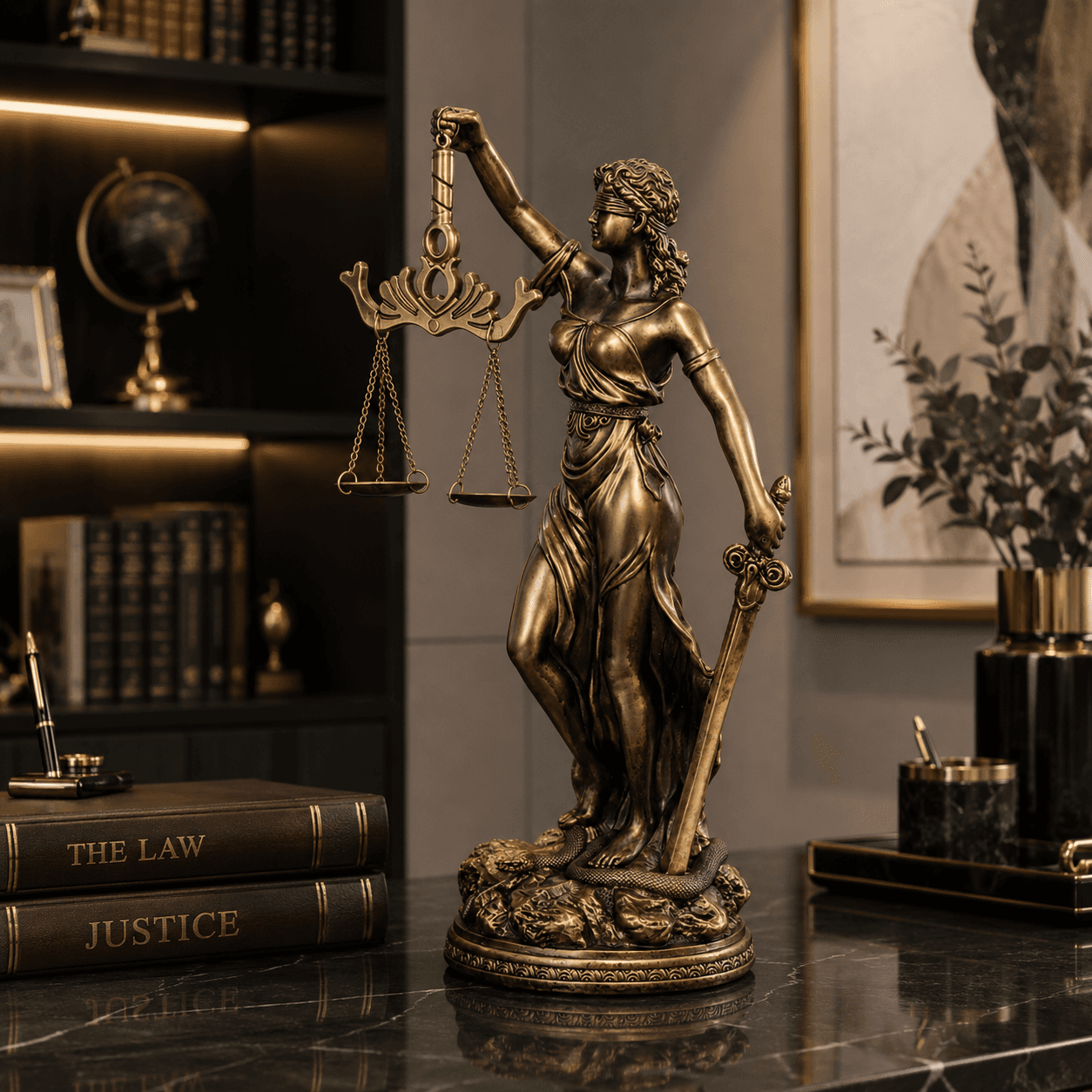 Statue Dame de Justice Prestige