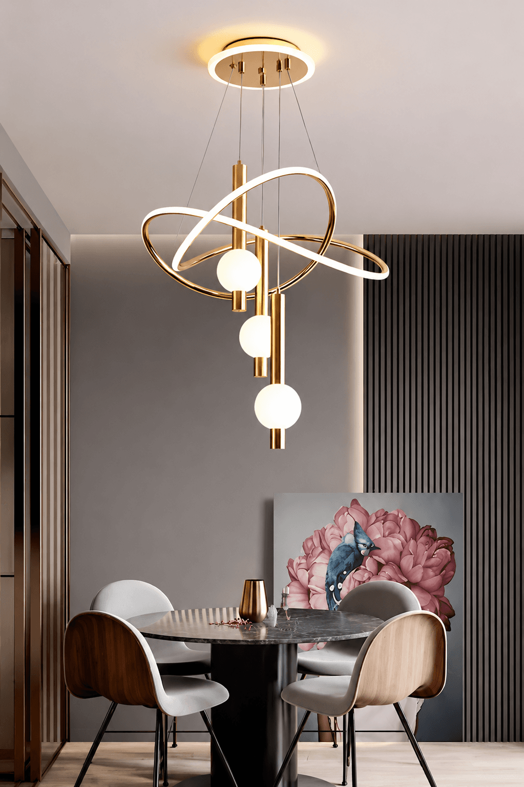 Lustre LED Moderne Suspendu Design Premium