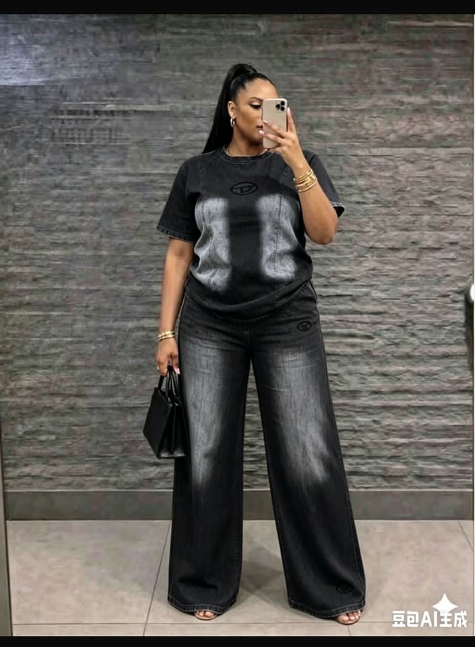 Ensemble pantalon tout en djinn