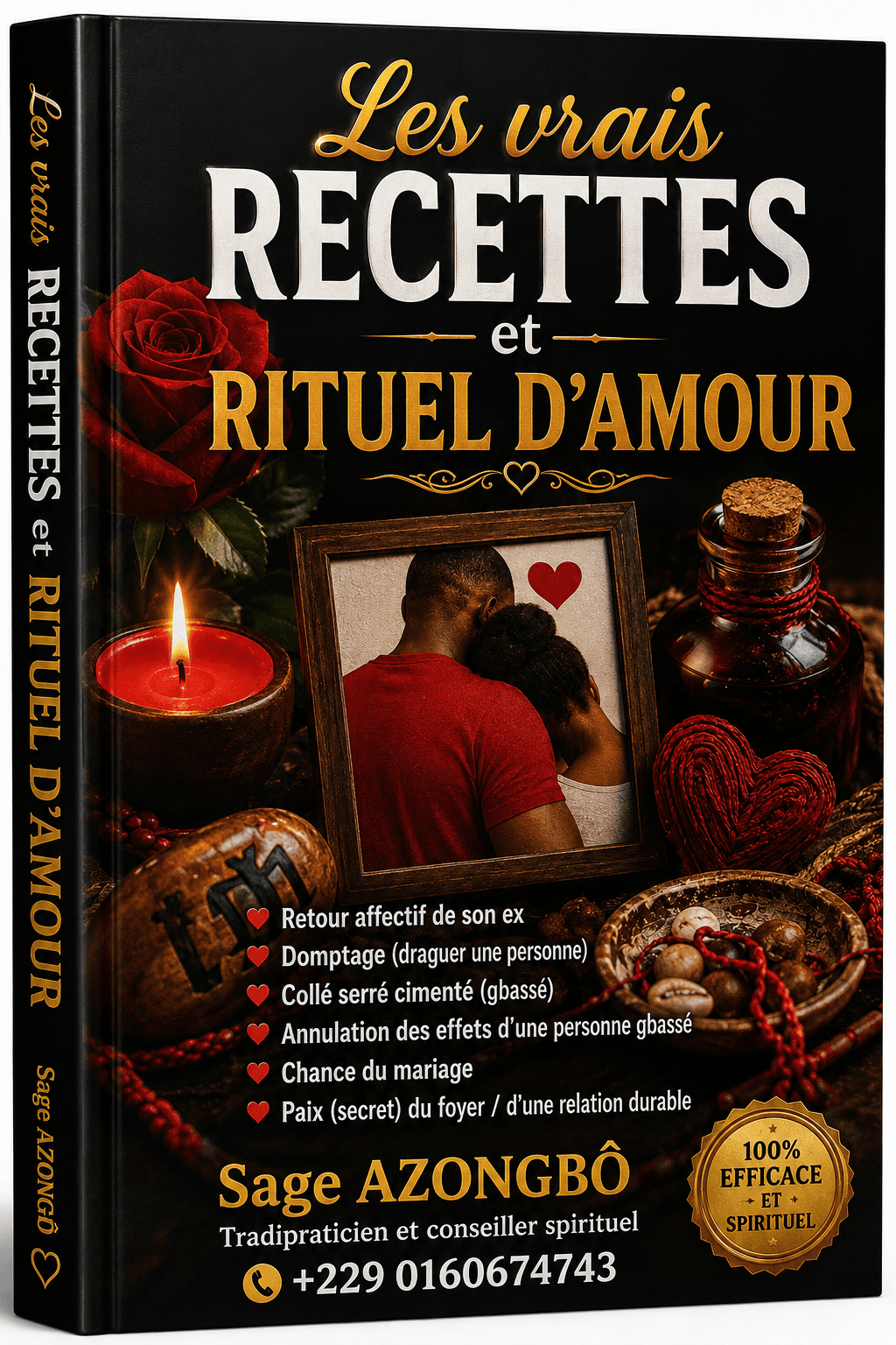 Livre / eBook "Des vrais RECETTES et RITUEL D'AMOUR"